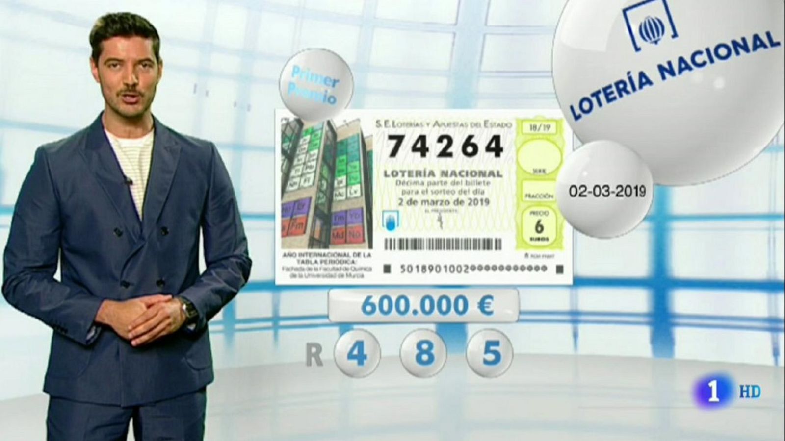 Lotería Nacional - 02/03/19 - ver ahora