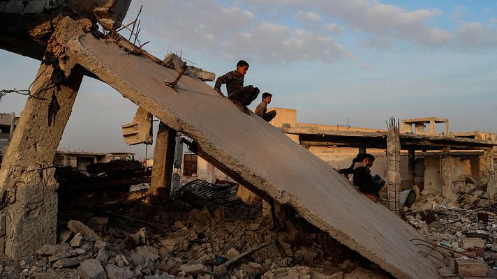 Telediario 1 - La guerra de Siria deja alrededor medio millón de muertos en ocho años