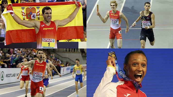 Telediario 1 - Atletismo: España triunfa en Glasgow gracias a la fuerza de la juventud
