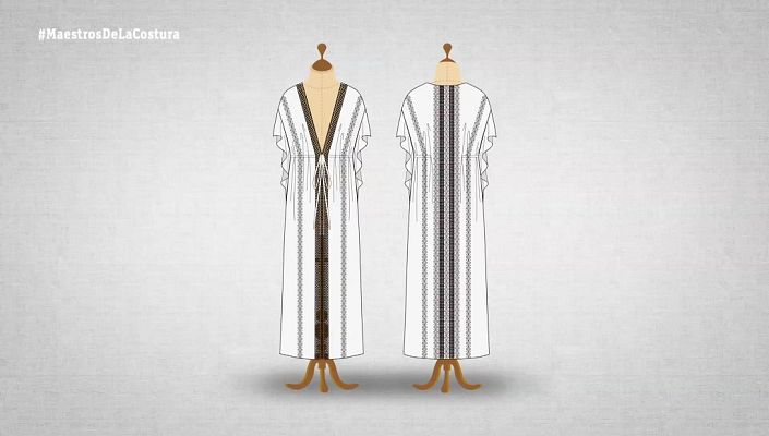 Maestros de la costura - Patrones paso a paso Kaftan