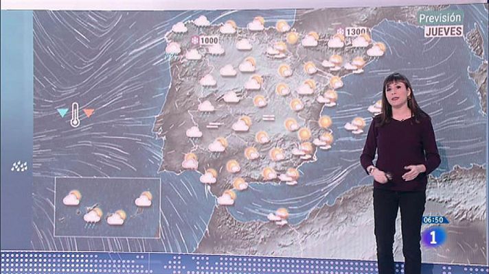 El tiempo - Hoy, lluvia y nieve en el oeste peninsular y descenso de las temperaturas