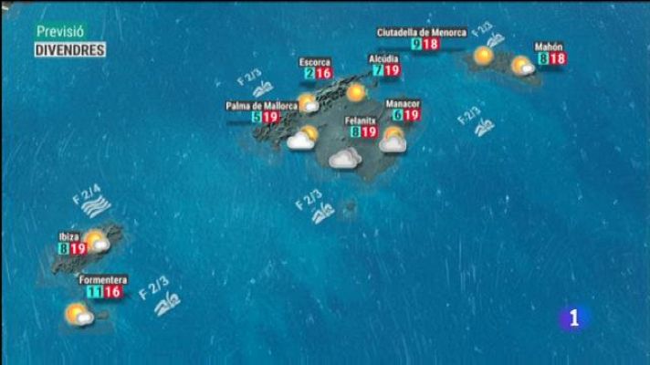 Informatiu Balear - El temps a les Illes Balears - 07/03/19