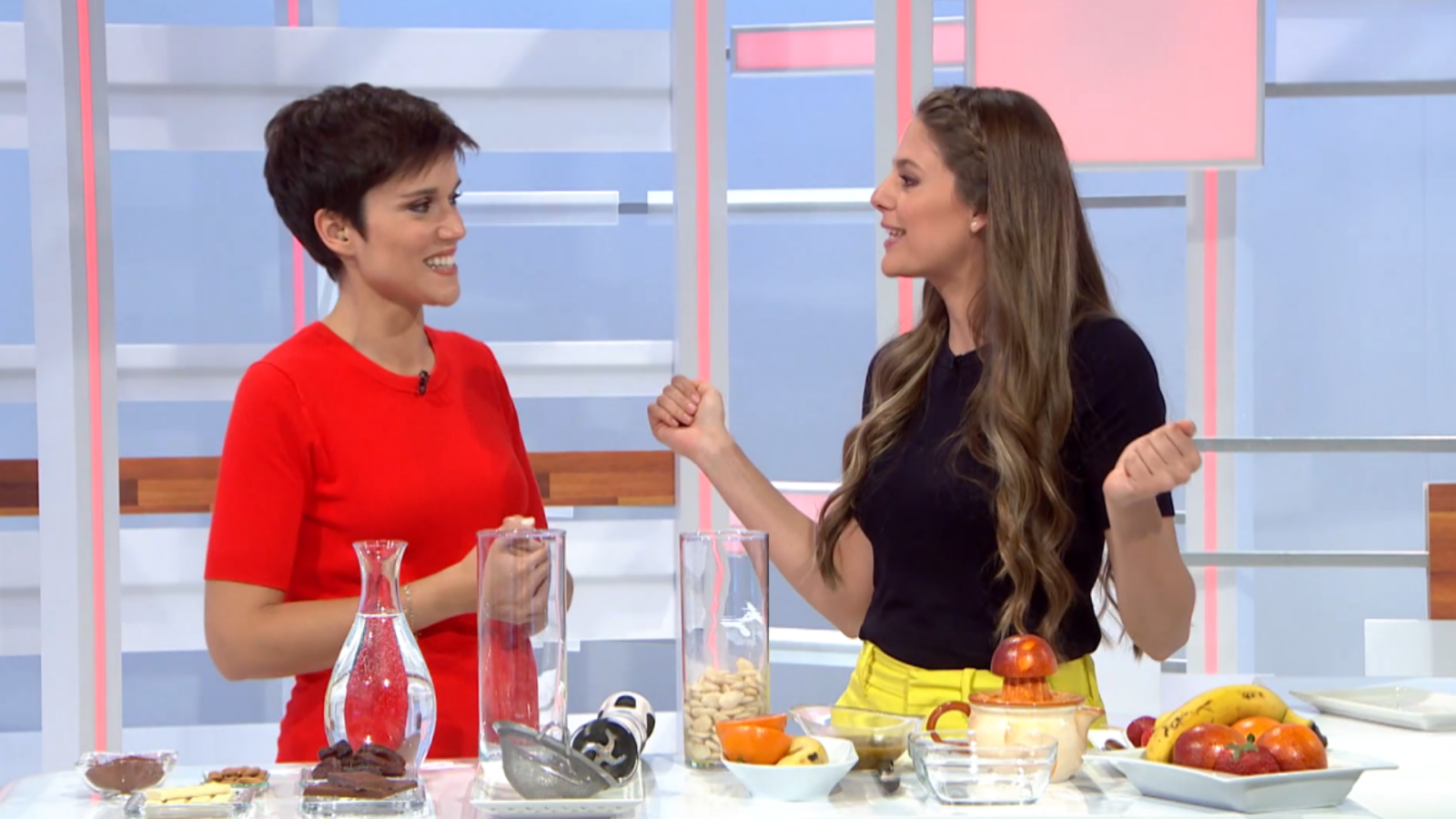 Smoothie con plátano y bebida de almendras