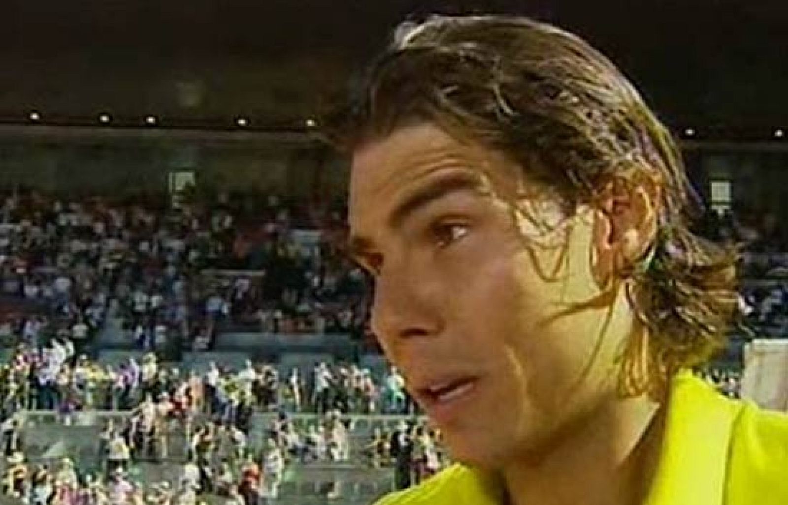 Nadal ha declarado tras su victoria ante Melzer que está muy feliz de estar participando en el Masters 1000 de Madrid.