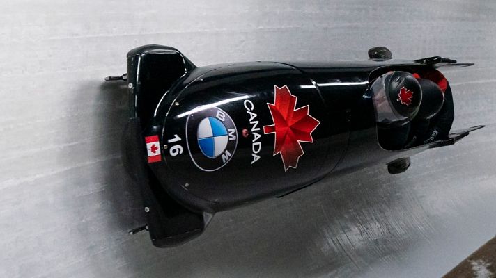 Deportes de hielo - Bobsleigh A-4 Masculino - Campeonato del Mundo. 2ª Manga