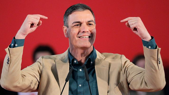 Telediario 1 - Sánchez promete aprobar la ley de eutanasia si logra una mayoría parlamentaria tras el 28-A