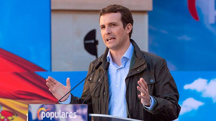  - Casado reta a Sánchez a celebrar un debate electoral y decir si pedirá el aval de independentistas y Podemos