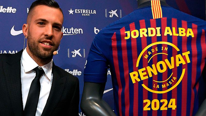Jordi Alba, renovado hasta 2024