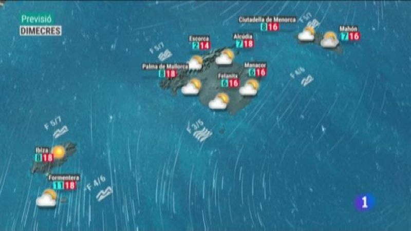 El temps a les Illes Balears - 12/03/19