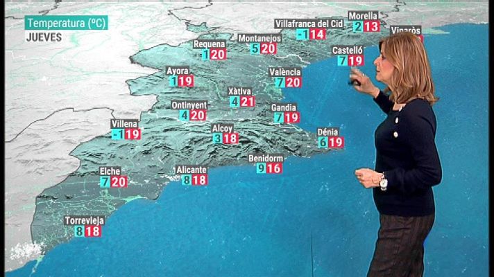 L'informatiu - Comunitat Valenciana - El tiempo en la Comunidad Valenciana - 13/03/19