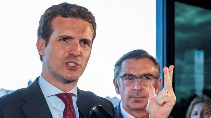 Telediario 1 - Vox rechaza la petición de Casado de no concurrir en circunscipciones pequeñas