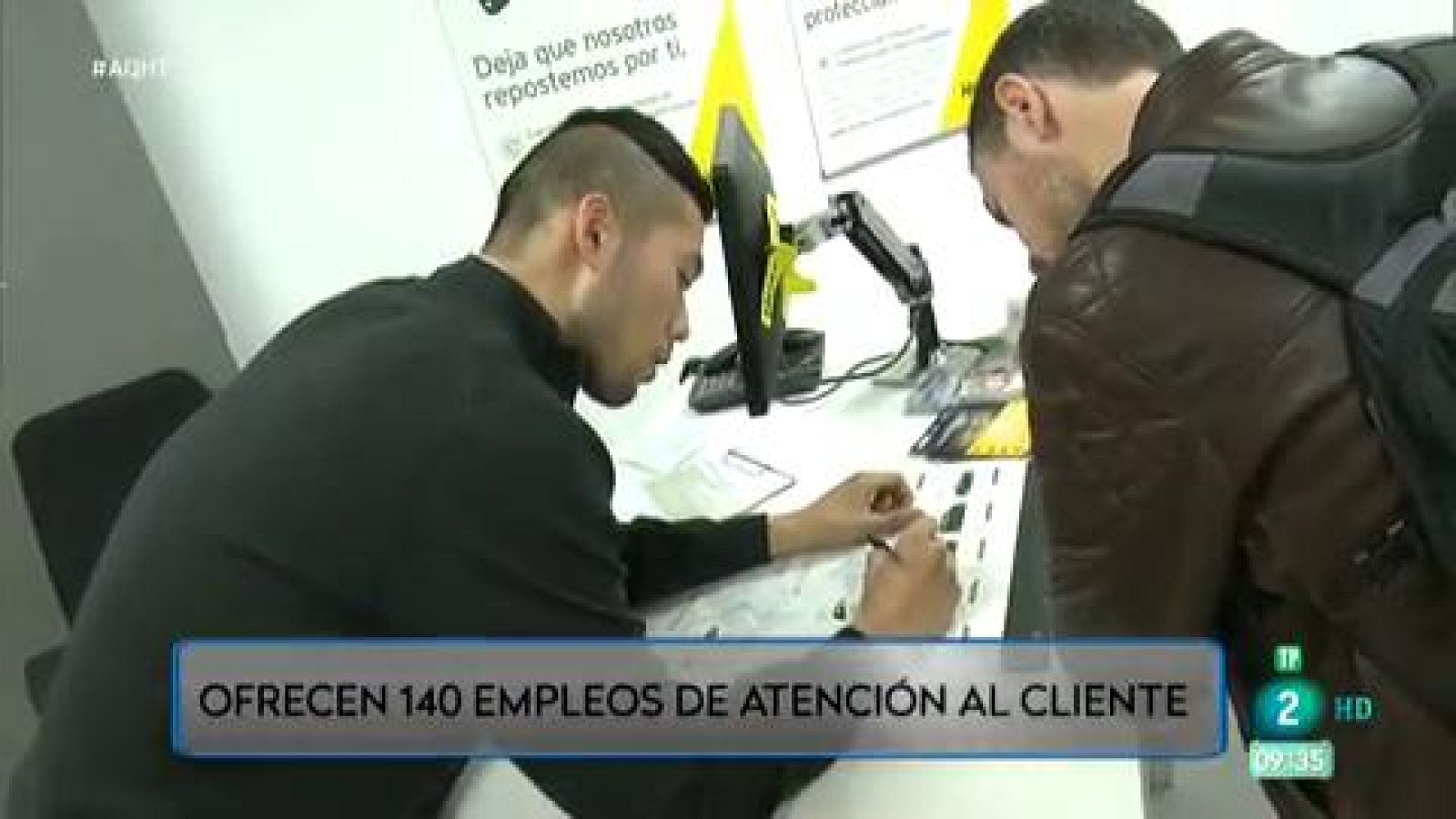140 agentes de atención al cliente para toda España - Aquí hay trabajo | Ver