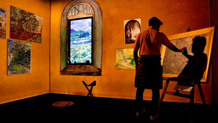 Telediario 1 - 'Meet Vincent Van Gogh', una exposición inmersiva sobre el pintor en Barcelona