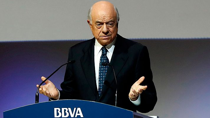 Telediario 1 - Francisco González abandona temporalmente sus cargos en BBVA