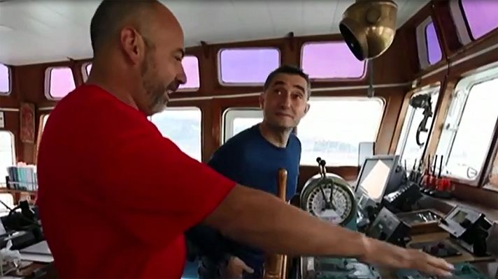 Telediario 1 - Valverde visita el Open Arms