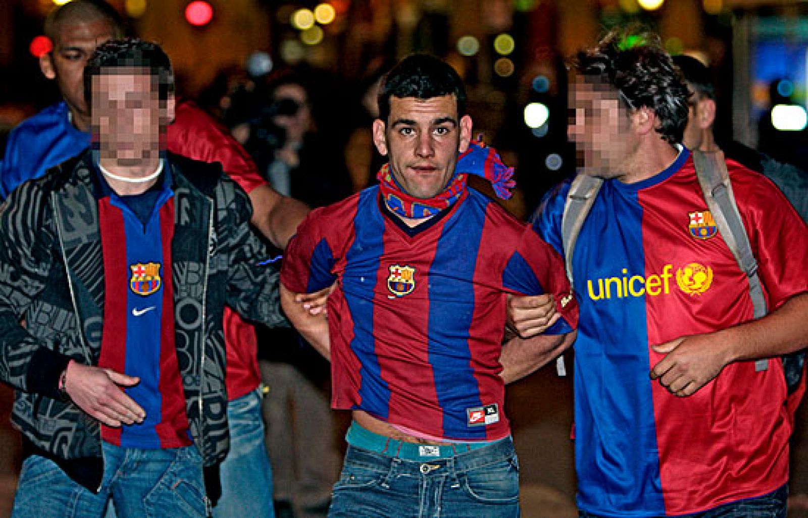 Varios detenidos en la celebración del título de liga del Barça | Ver