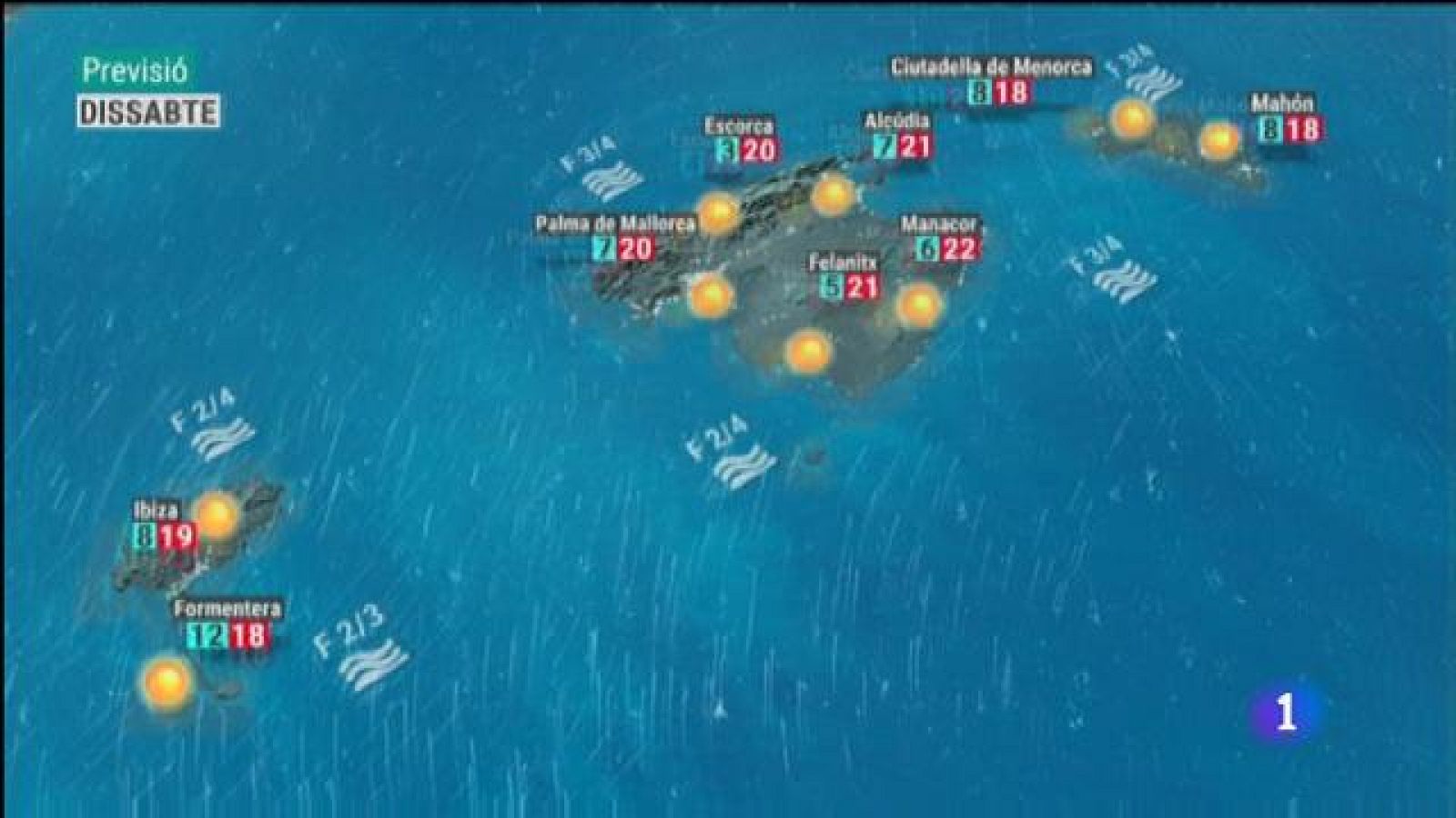 El temps a les Illes Balears - 15/03/19