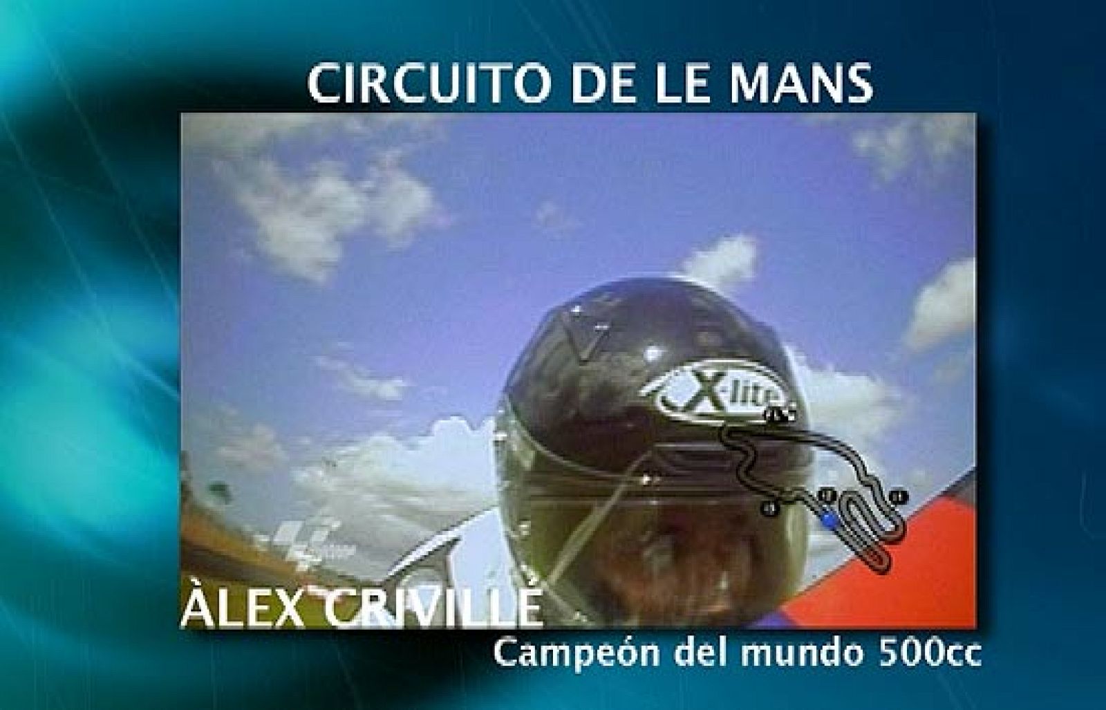 Álex Crivillé ha dado una vuelta de reconocimento al Circuito de Le Mans.