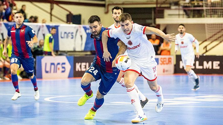 Fútbol Sala - El Cartagena se adelanta en la cancha del Levante con gol de Franklin