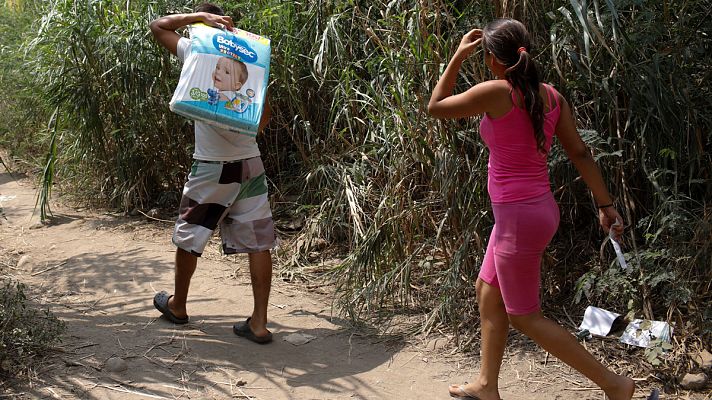 Telediario 1 - Los venezolanos intentan recuperar su día a día tras el masivo apagón