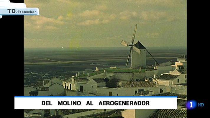 Telediario 1 - Les contamos cómo nació y quiénes fueron los pioneros en aerogeneradores