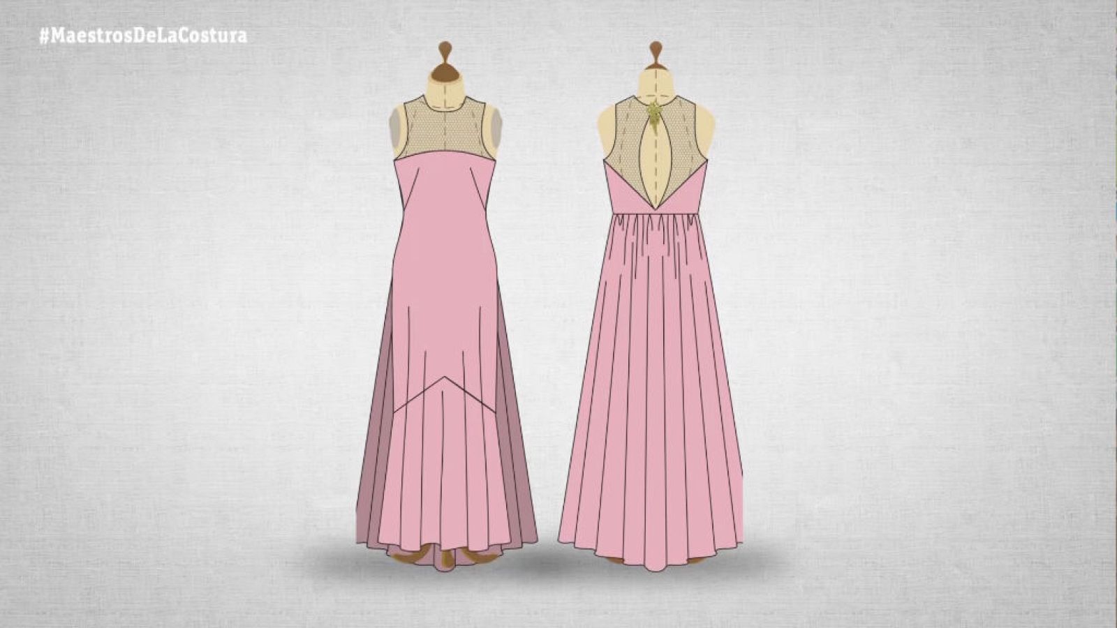 Patrones paso a paso: El vestido de Rosa en la final | Ver