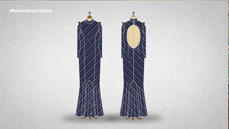 Patrones paso a paso: El vestido de Isabel en la final 