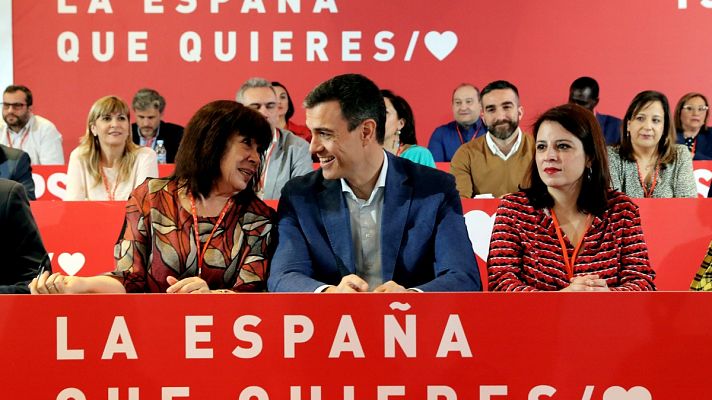 Telediario 1 - Continúa la polémica en PSOE y PP por las listas electorales