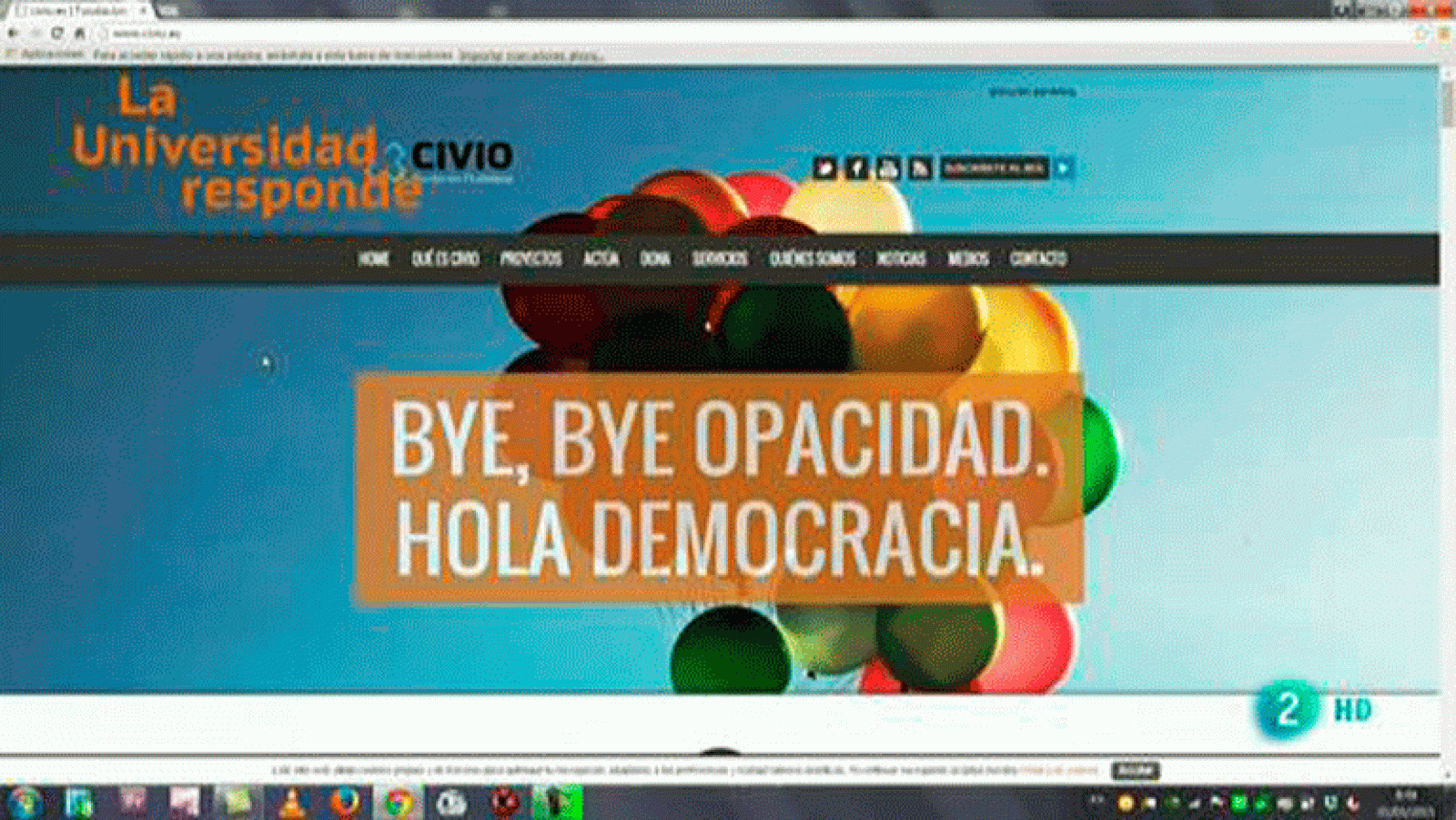 La aventura del saber La Universidad Responde. Universidad Jaume I: ¿Qué siginifica democracia monitorizada?