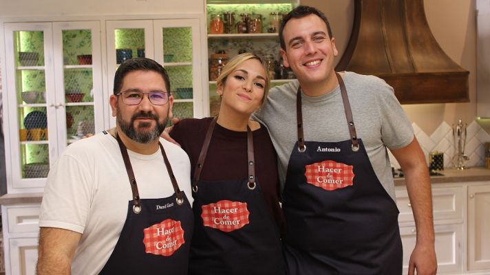 Hacer de comer - Sopa de verduras y espaguetis con frutos del mar