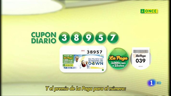 Sorteos ONCE - Sorteo ONCE - 21/03/19