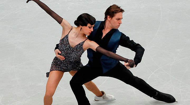 Patinaje sobre hielo - Hurtado y Jalyavin, duodécimos en el programa corto de danza