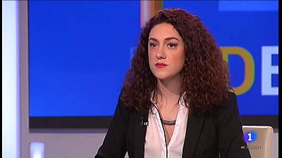 V�deo sobre El Debat de La 1 amb entrevista a Aina Vidal de En Com� Podem