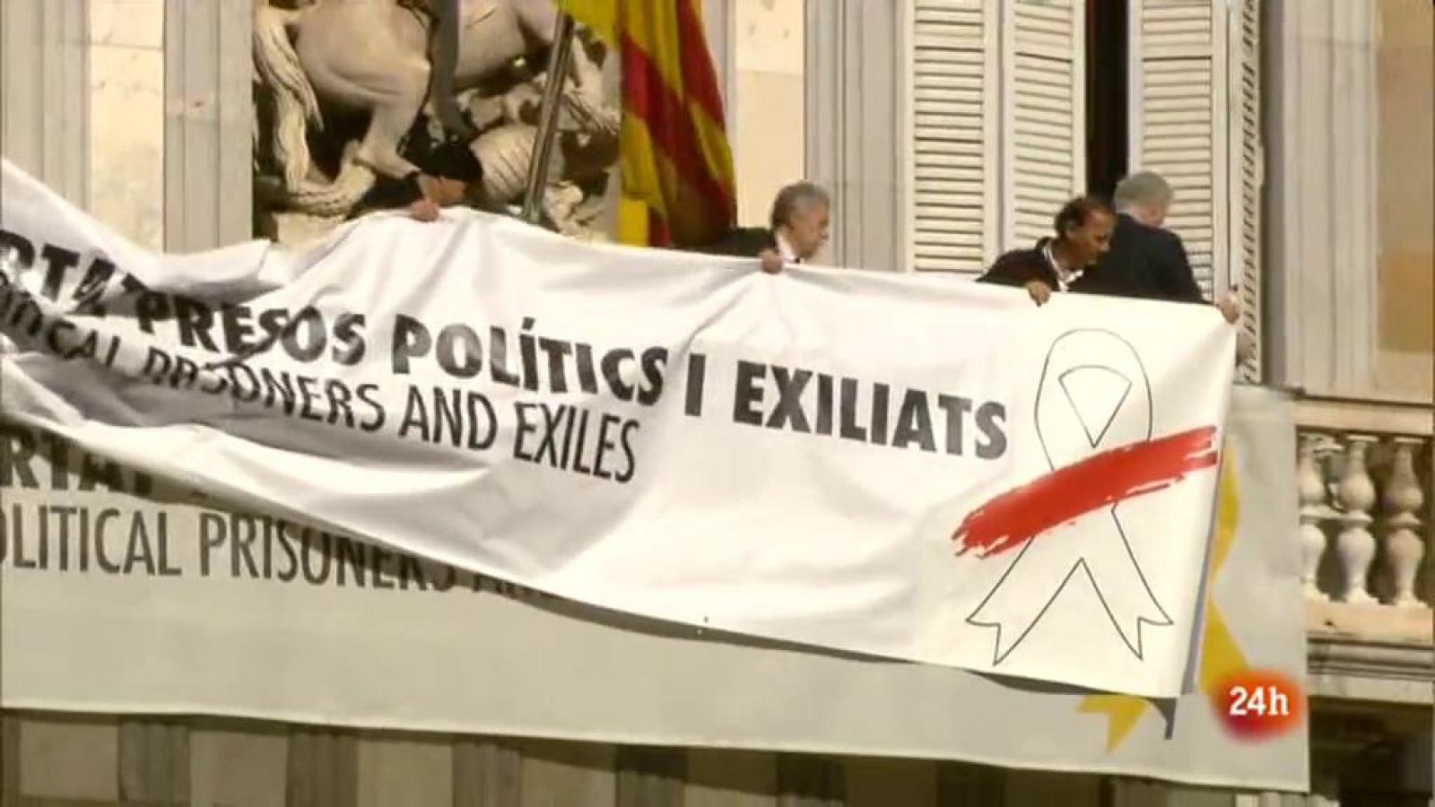 Vídeo sobre l'anàlisi de l'actualitat política sobre els llaços grocs. Vespre 24 del 21/03/2019