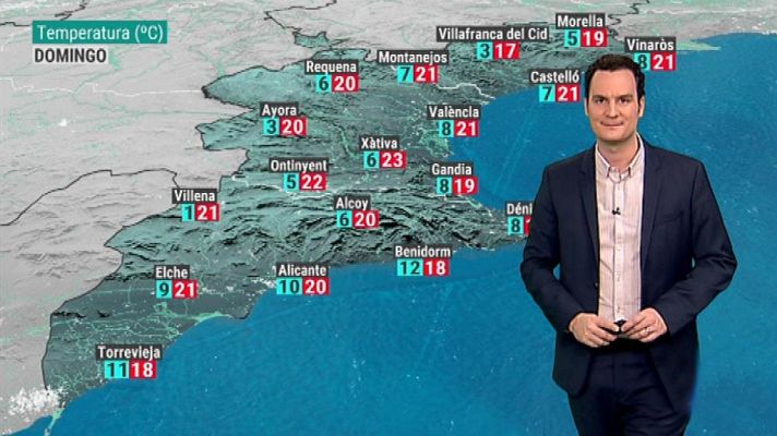 L'informatiu - Comunitat Valenciana - El tiempo en la Comunidad Valenciana - 22/03/19