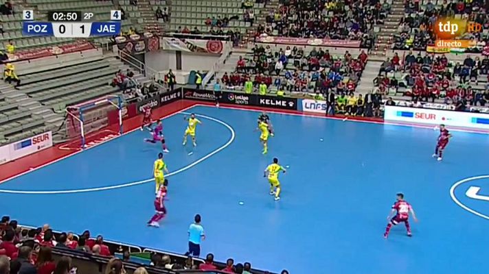 Fútbol Sala - Andresito aprovecha una jugada desafortunada de la defensa jienense (1-1)