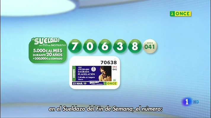 Sorteos ONCE - Sorteo ONCE - 23/03/19