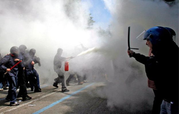  - Enfrentamientos en Turín