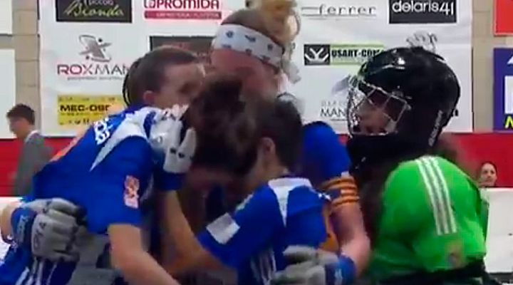 Telediario 1 - El Club Patí Voltregà recibe el homenaje de su afición