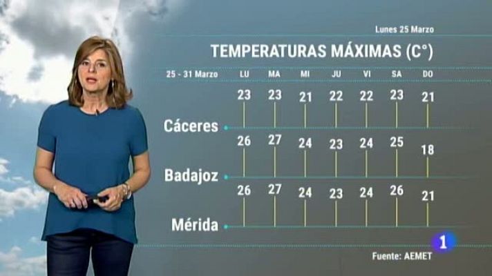 Noticias de Extremadura - El Tiempo en Extremadura - 25/03/19