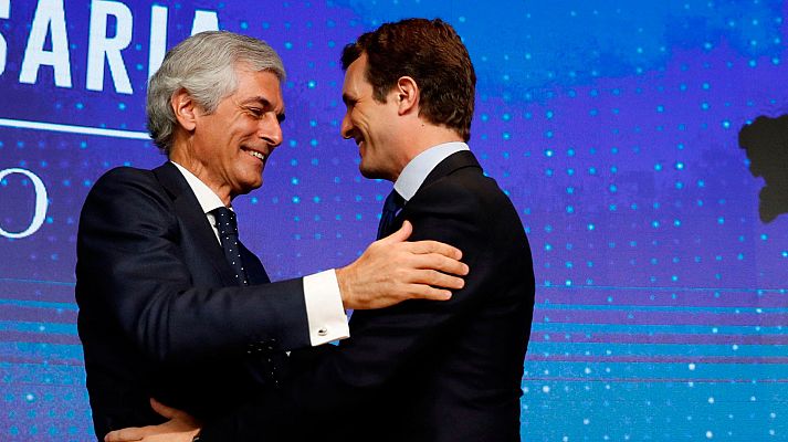 Telediario 1 - Suárez Illana, Uriarte y Lacalle encabezan junto a Casado la lista del PP por Madrid