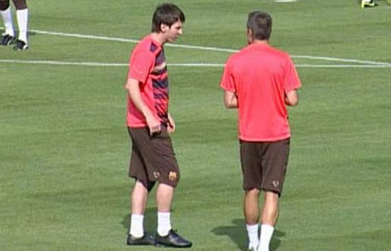 El Barcelona está preparando la final de la Liga de Camepones ante el Manchetser United.