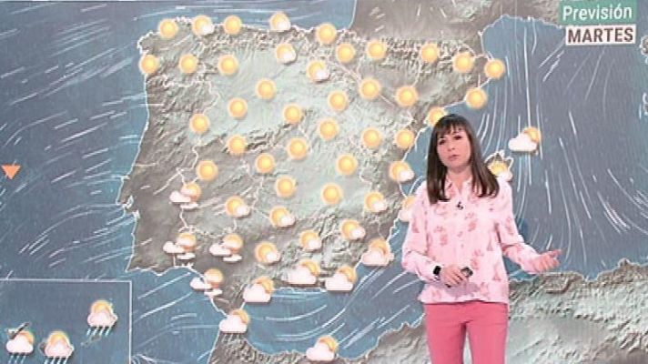 Telediario 1 - Viento fuerte este martes, sobre todo en el Estrecho y Alborán, y precipitaciones en Canarias