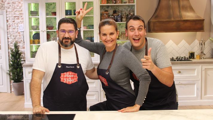 Hacer de comer - Rodaballo al horno y tarta pavlova