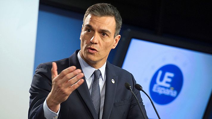 Telediario 1 - El Gobierno "rechaza con firmeza" la petición de López Obrador y dice que el Rey no pedirá perdón