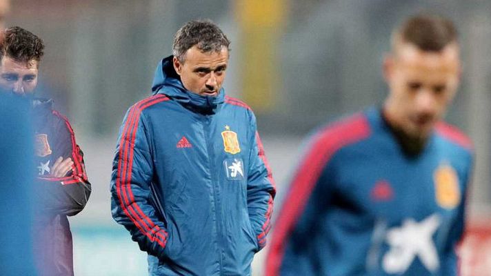 Telediario 1 - Luis Enrique no estará en el banquillo ante Malta por "motivos familiares"