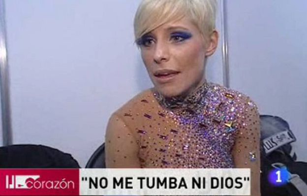 D Corazón - Soraya tras su actuación