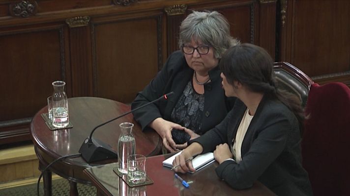 Telediario 1 - La directora de los expertos internacionales declara que les pagó Diplocat