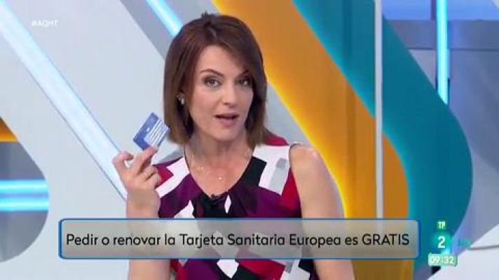 Aquí hay trabajo - Pedir la Tarjeta Sanitaria Europea es gratis y fácil