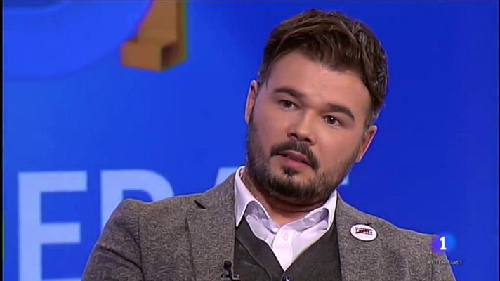 El debat de La 1 - Gabriel Rufián d'ERC